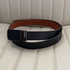 No-brand Men's Black and Tan Belt